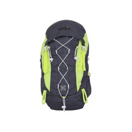 MOCHILA WALLIS MEDIA MONTAÑA NEGRA/VERDE 30L