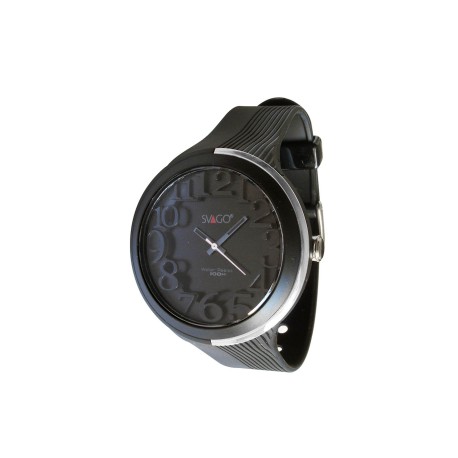 RELOJ ANALOGO SVAGO UNISEX NEGRO