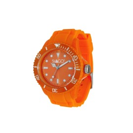 RELOJ ANALOGO SVAGO UNISEX BISEL GIRATORIO NARANJA